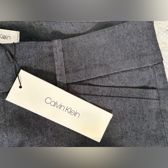 Calvin Klein Women's Denim Look Ankle Dress Pants NWT - Picture 8 of 11